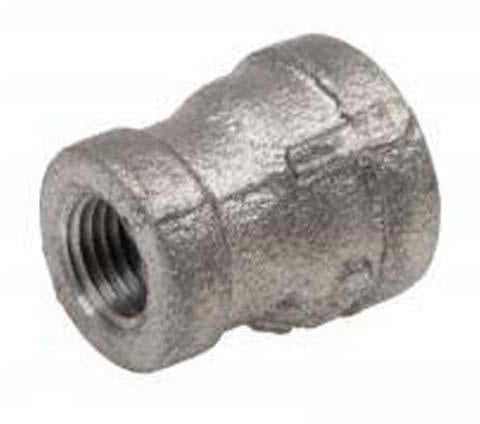 1/2" X 3/8" GALVANIZED REDUCER COUPLING