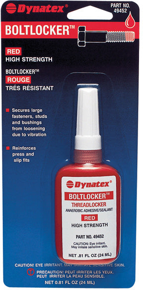 RED-HIGH STRENGTH THREADLOCKER