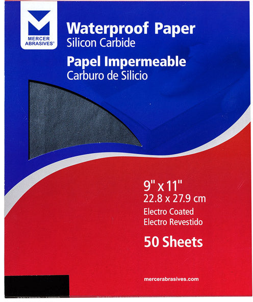 SANDPAPER 120 GRIT 9"X11"