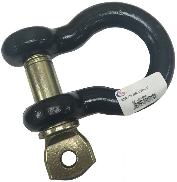 SCREW PIN FARM CLEVIS 1''