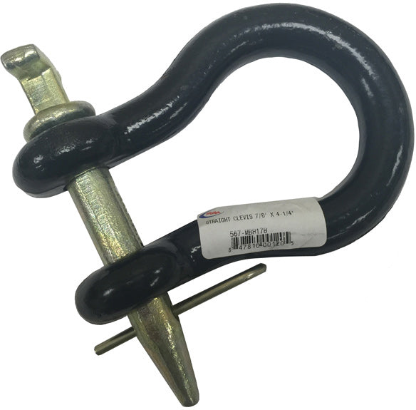 STRAIGHT CLEVIS 7/8" X 4-1/4"