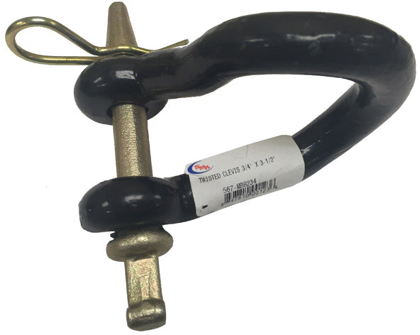 TWISTED CLEVIS 3/4" X 3-1/2"