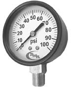 GAUGE-100 PSI DRY 4" CASE