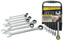 7 PC RATCHETING WRENCH SET METRIC