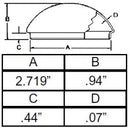 GREASE CAP FOR WHEEL HUB