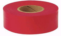 RED FLAGGING TAPE1-3/16" X 100 YDS