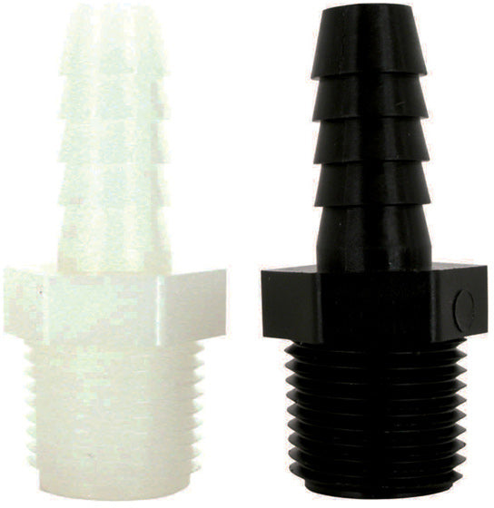 3/4MPT X 5/8 BARB-BLACK POLY